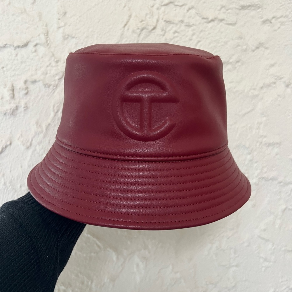 Telfar Burgundy Bucket Hat